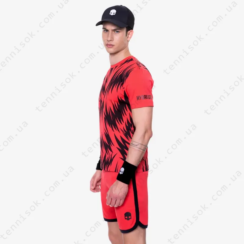 Теннисная футболка Hydrogen Scratch Tech Tee Red T00414-002