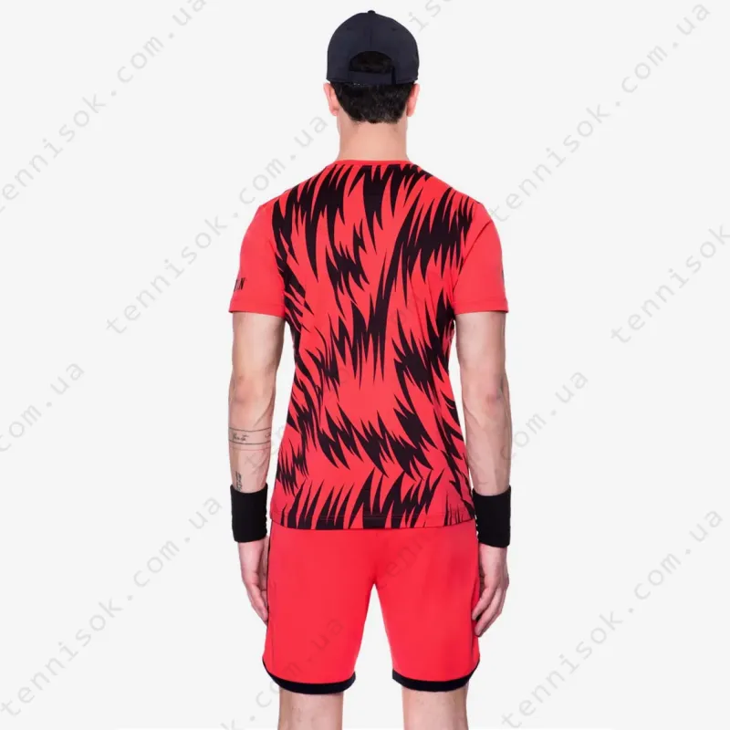 Теннисная футболка Hydrogen Scratch Tech Tee Red T00414-002