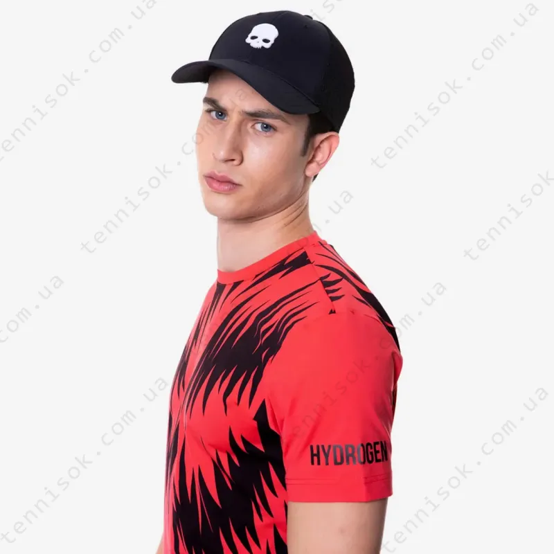 Теннисная футболка Hydrogen Scratch Tech Tee Red T00414-002