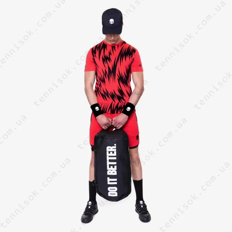 Теннисная футболка Hydrogen Scratch Tech Tee Red T00414-002