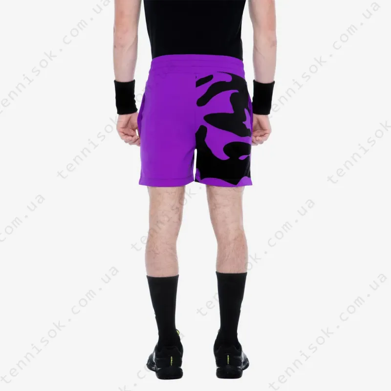 Теннисные шорты Hydrogen Tech Camo Fluo Purple T00452-006