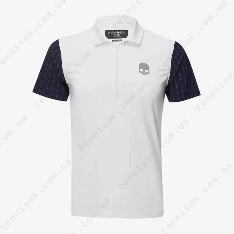 Теннисное поло Hydrogen Tech Zipped Polo T00454-071