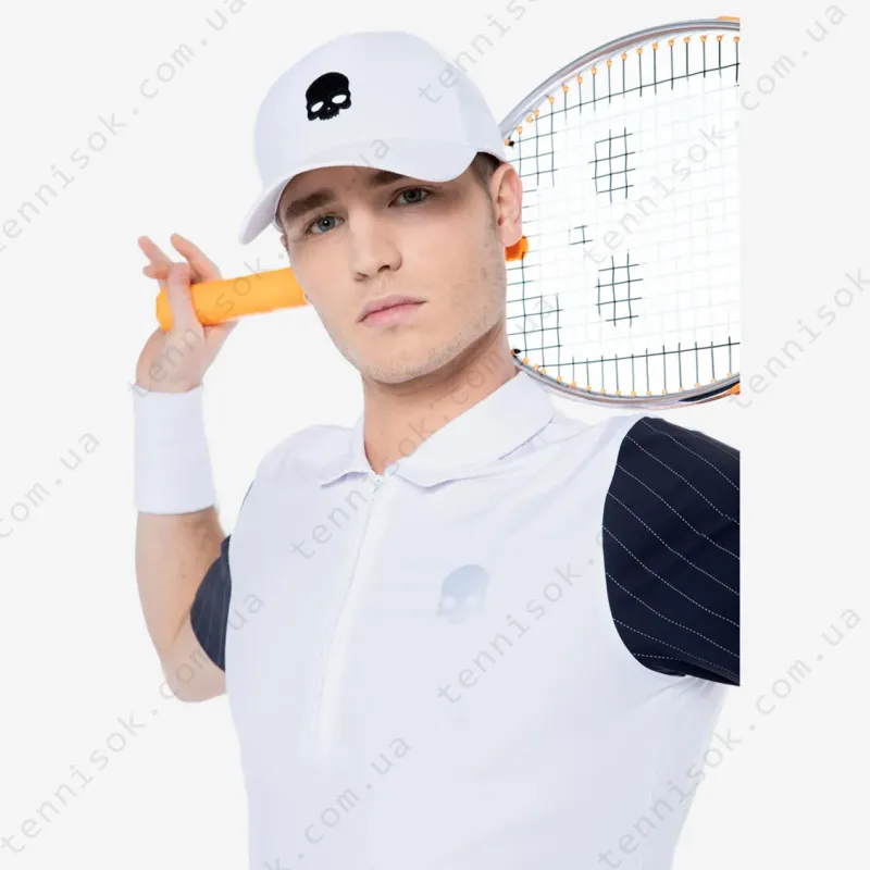 Теннисное поло Hydrogen Tech Zipped Polo T00454-071