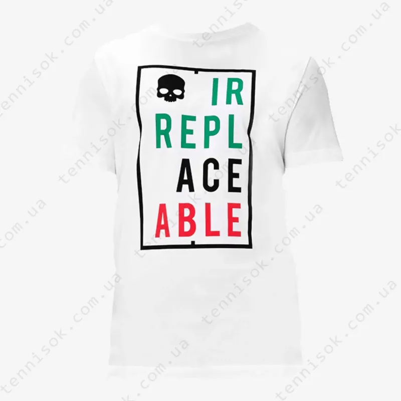 Теннисная футболка Hydrogen Irreplaceable cotton tee T00522-001