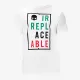Теннисная футболка Hydrogen Irreplaceable cotton tee T00522-001