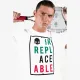 Теннисная футболка Hydrogen Irreplaceable cotton tee T00522-001