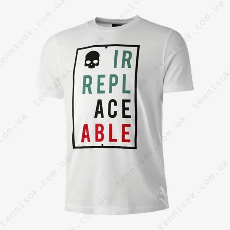Теннисная футболка Hydrogen Irreplaceable cotton tee T00522-001