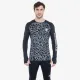Теннисная футболка с длинным рукавом Hydrogen Crash Second Skin Tee LS R00218-B82