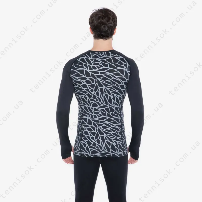 Теннисная футболка с длинным рукавом Hydrogen Crash Second Skin Tee LS R00218-B82