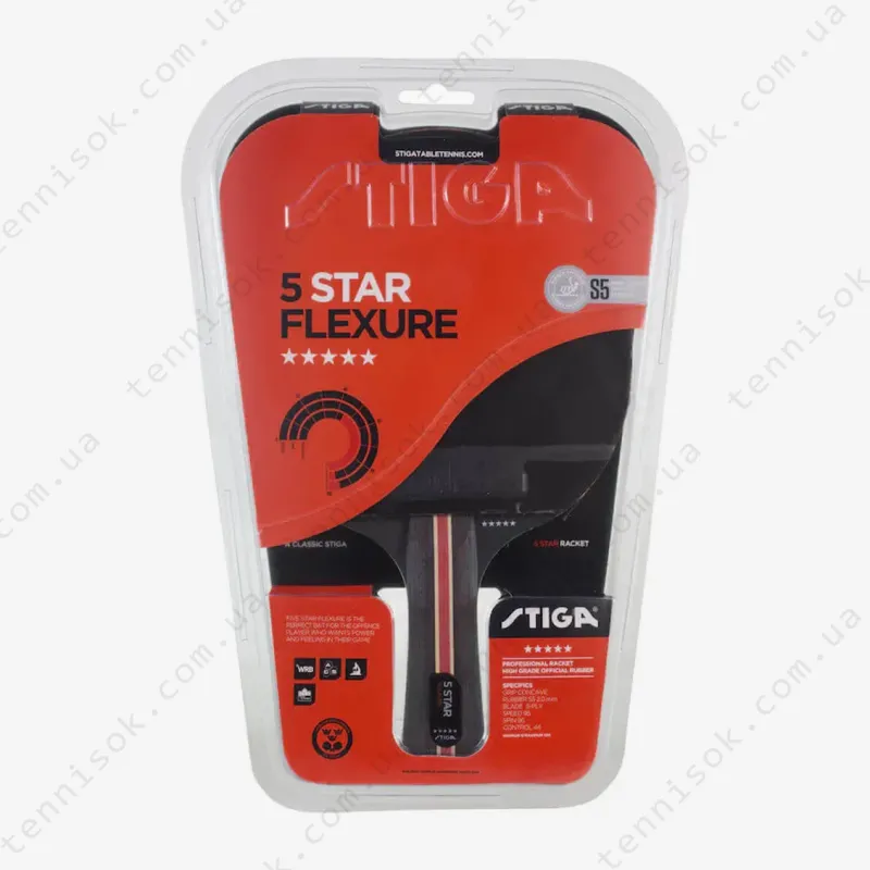 Ракетки для настільного тенісу Stiga Flexure 5-star