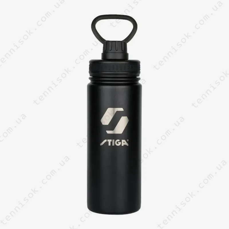 Бутылка для воды Stiga Water Bottle Steel Black