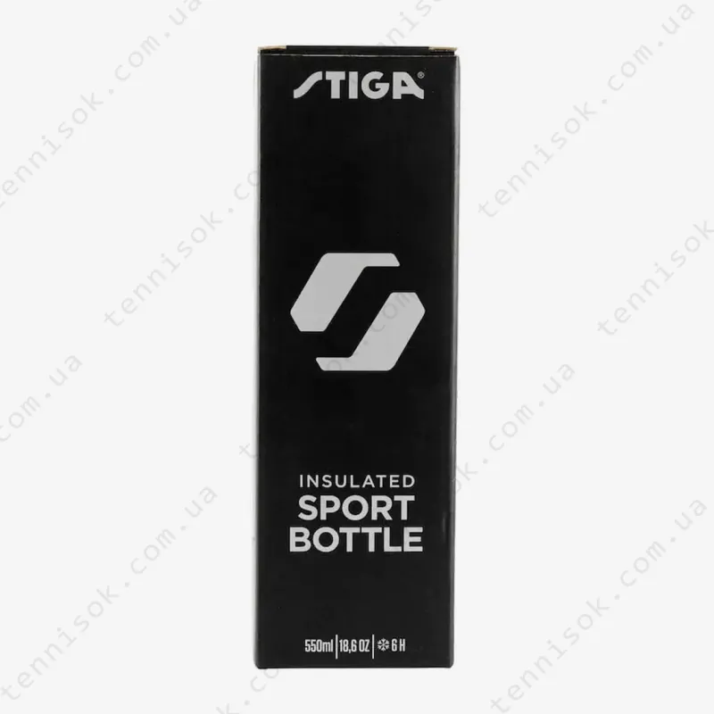 Бутылка для воды Stiga Water Bottle Steel Black