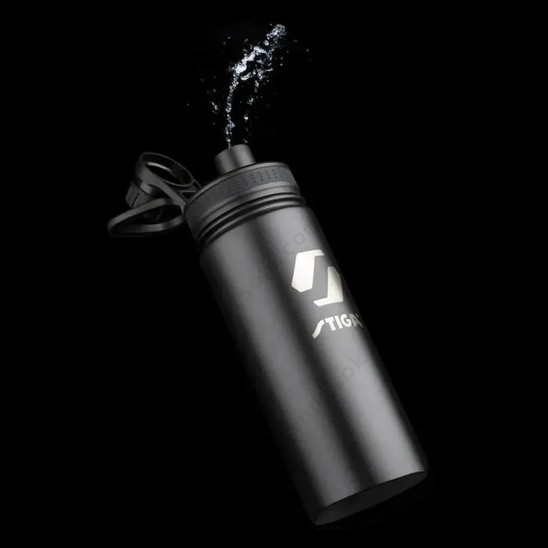 Бутылка для воды Stiga Water Bottle Steel Black