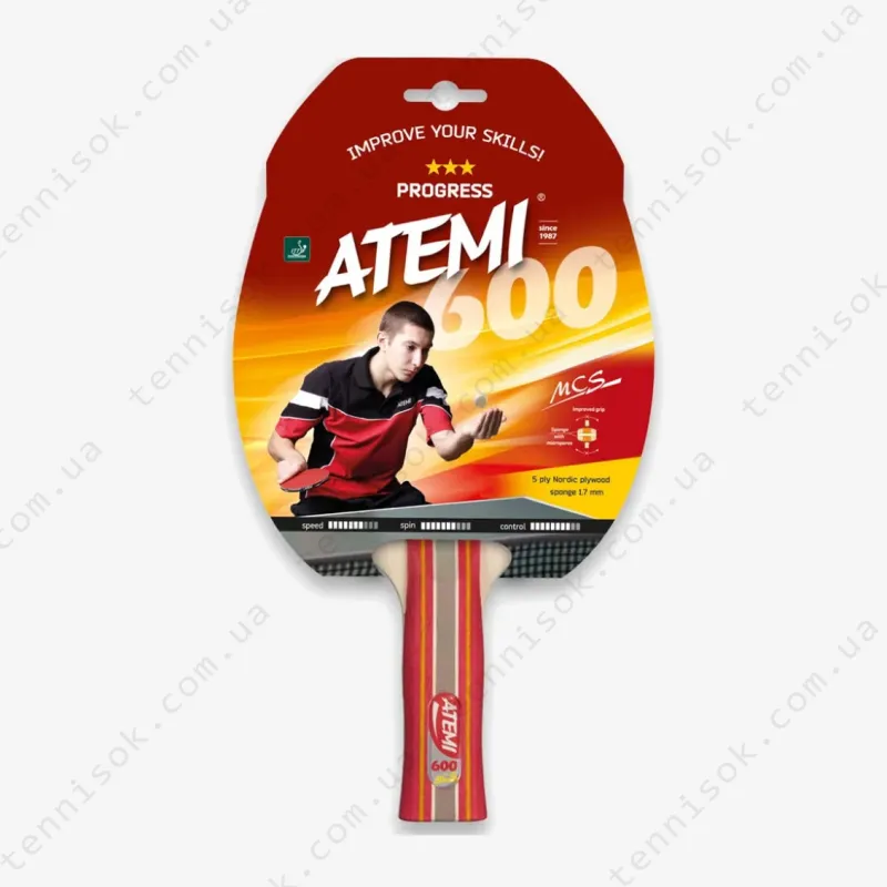 Ракетки для настільного тенісу Atemi 600 Hit