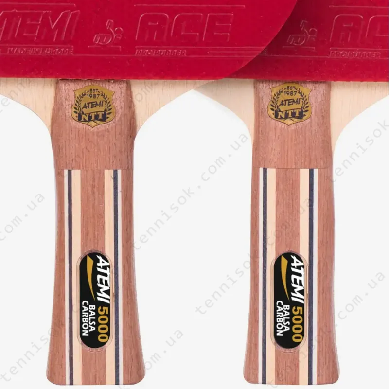 Ракетки настільного тенісу Atemi 5000 Pro Balsa Carbon Eco-Line