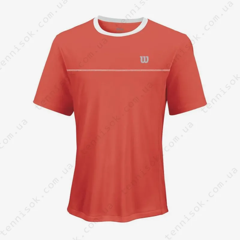 Тенісна футболка Wilson Export Crew Deep Water WRA747303