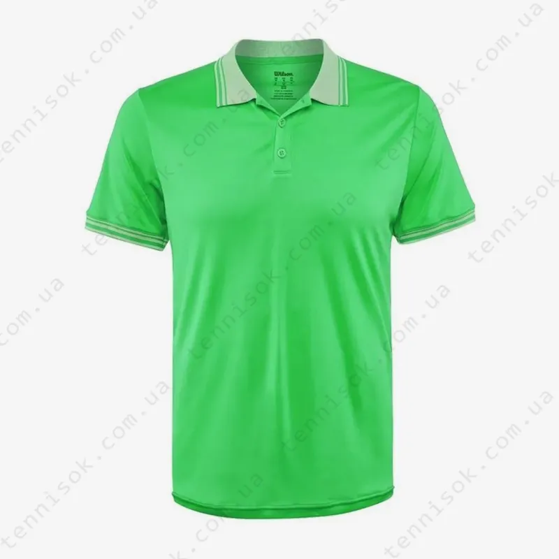 Теннисное поло Wilson Polo Team Green WRA765403