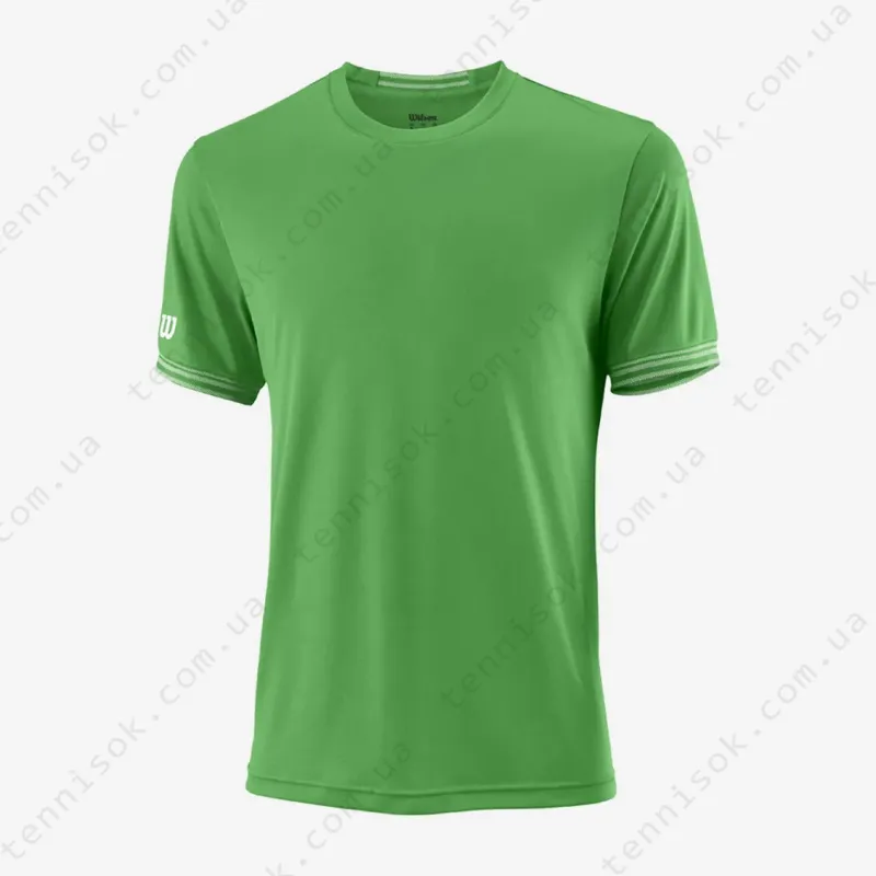Теннисная футболка Wilson Team Solid Crew Green WRA765303