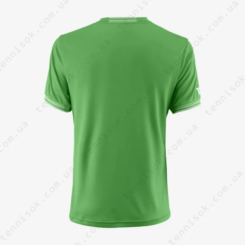 Теннисная футболка Wilson Team Solid Crew Green WRA765303