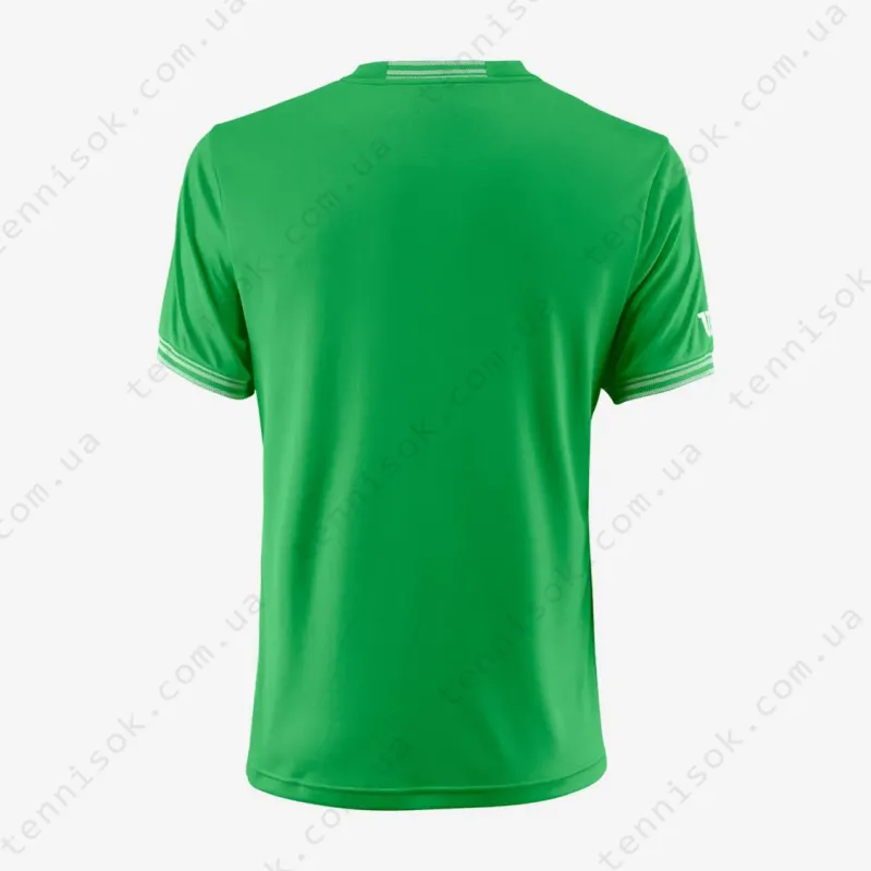 Теннисная футболка Wilson Team Solid Crew Green WRA765303