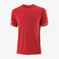 Теннисная футболка Wilson Team Solid Crew Red WRA765305