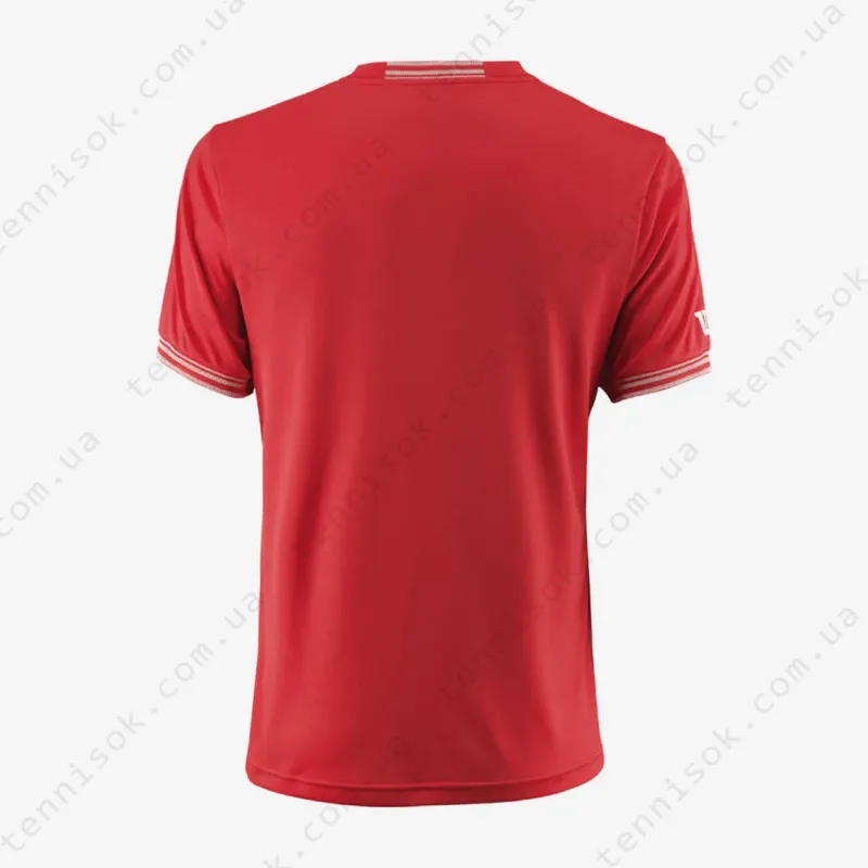 Тенісна футболка Wilson Team Solid Crew Red WRA765305
