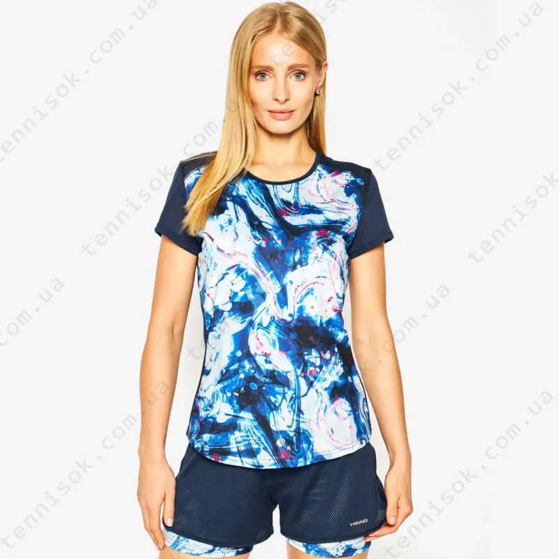 Футболка Head Summy Print/Navy 814230