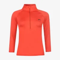 Футболка Slazenger Baseline 1/2 Zip Ld73 Red 631175-08