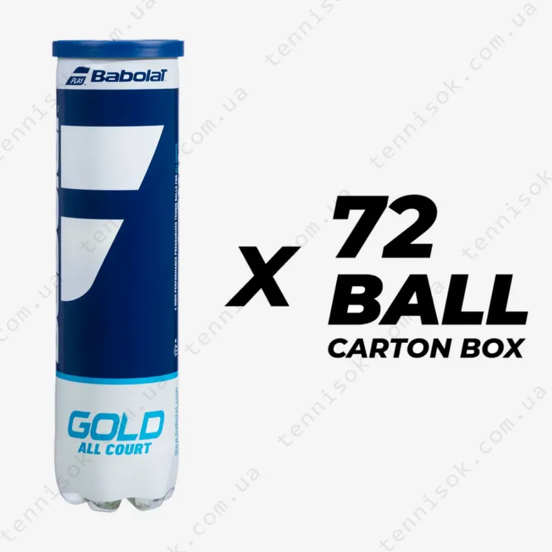 Тенісні м'ячі Babolat Gold All Court 72ball
