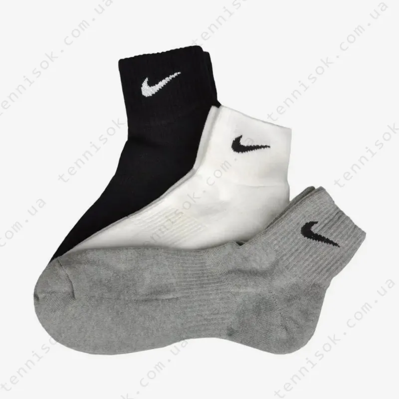 Носки Nike Cushion Quarter SX4703-901 (3 pcs)