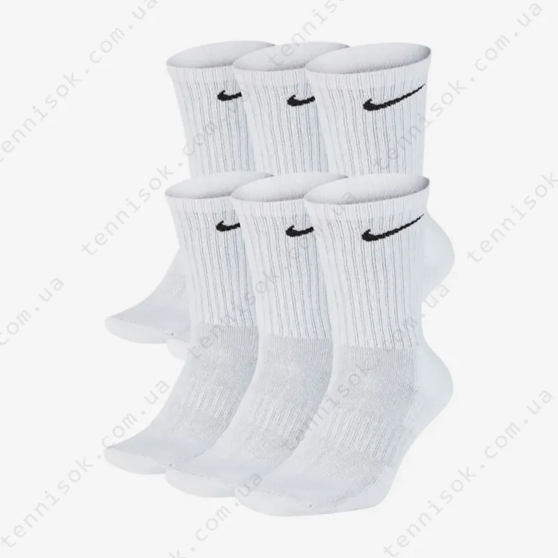 Носки Nike Everyday Cotton Cushioned Crew 6P SX7666-100