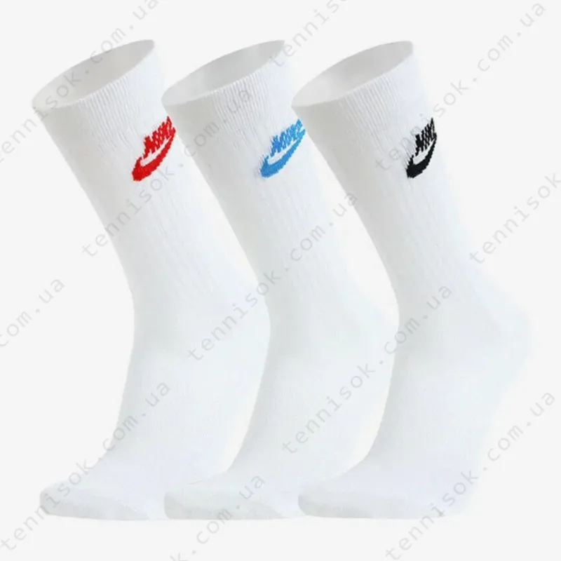 Шкарпетки Nike Sportswear Everyday Essential Crew 3P DX5025-911