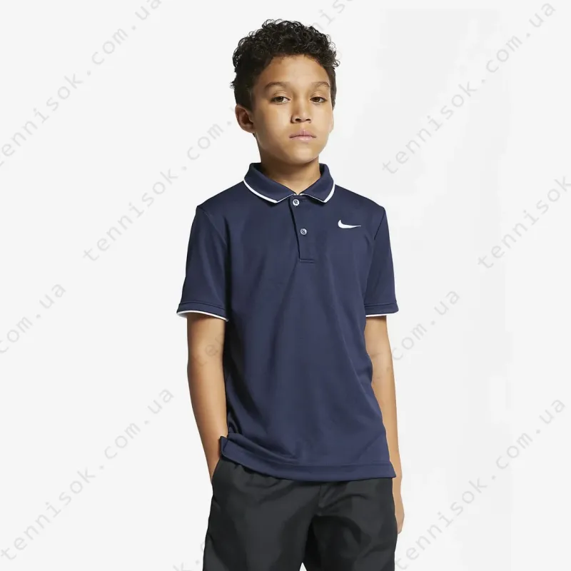 Теннисное поло Nike Court Dry Team Boy Polo BQ8792-451