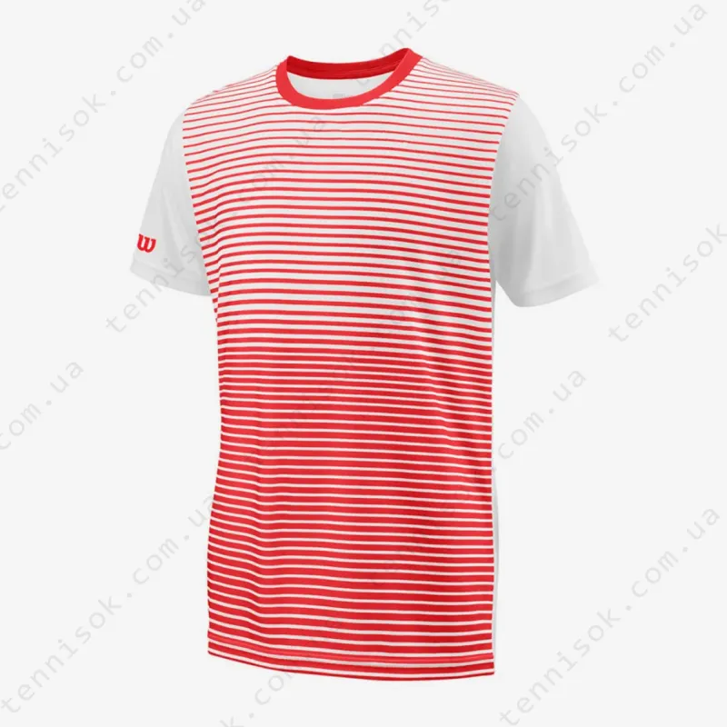 Теннисная футболка Wilson Team Striped T-Shirt WRA767204
