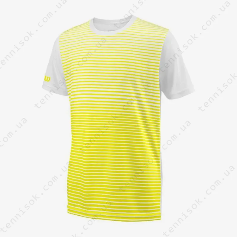 Теннисная футболка Wilson Team Striped T-Shirt WRA767205