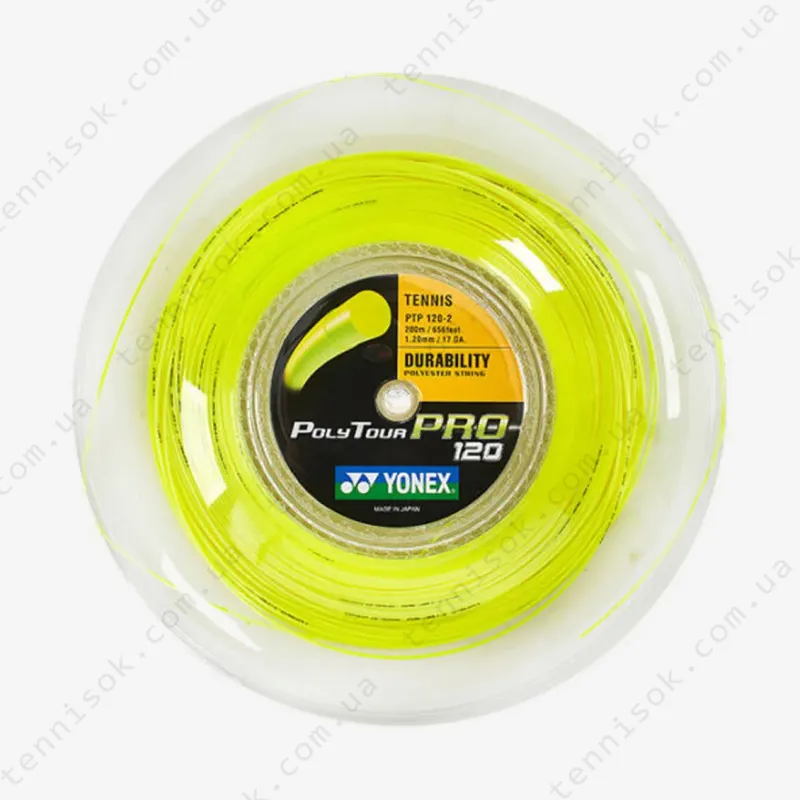 Тенісні струни Yonex Poly Tour Pro Flash Yellow (200m)