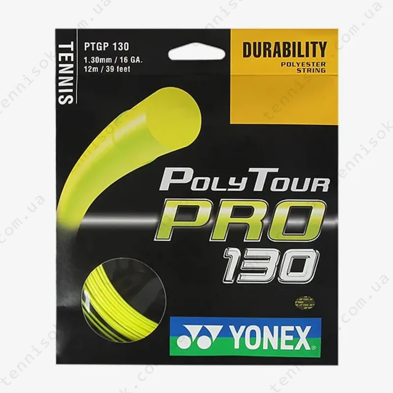 Теннисные струны Yonex Poly Tour Pro Flash Yellow 12,2m (размотка)