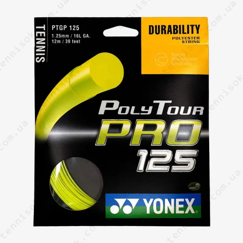 Теннисные струны Yonex Poly Tour Pro Flash Yellow 12,2m (размотка)