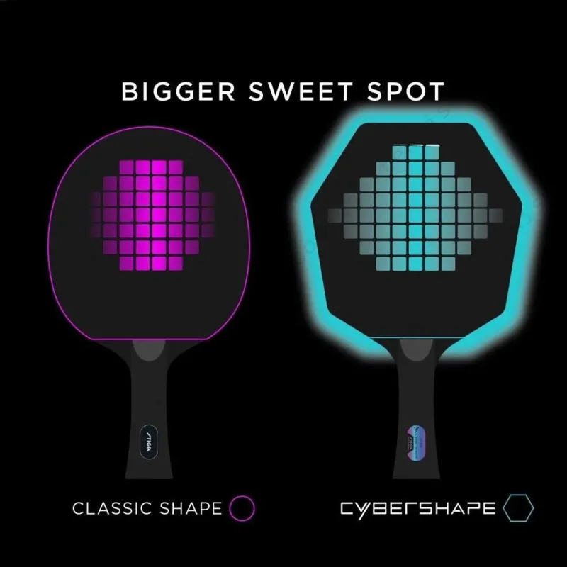 Ракетки для настільного тенісу Stiga Pro Carbon Plus Cybershape 5-Star FL