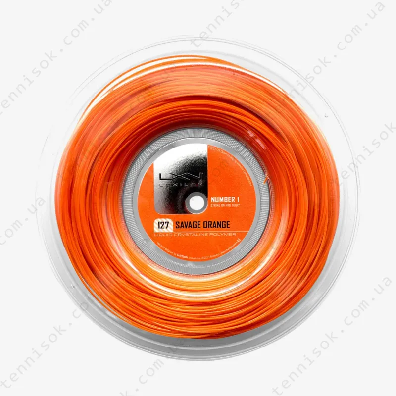 Теннисные струны Luxilon Savage Orange 200m WRZ902310
