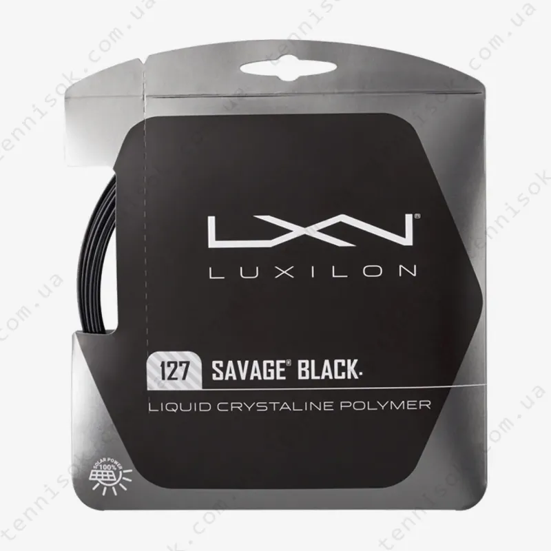 Теннисные струны Luxilon Savage Black 12.2m WRZ994300 (размотка)