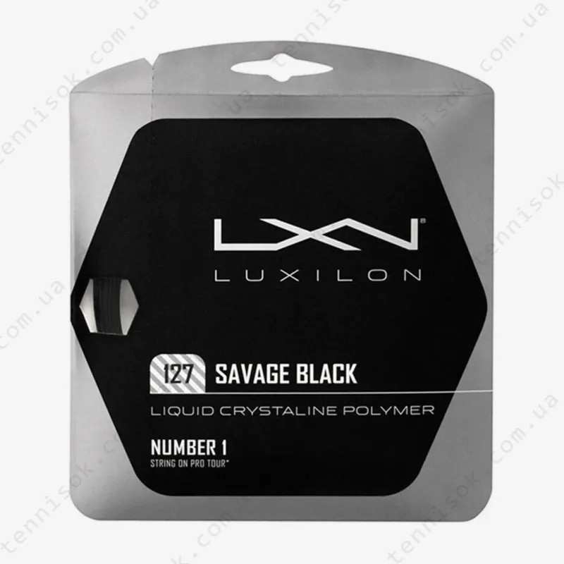 Теннисные струны Luxilon Savage Black 12.2m WRZ994300 (размотка)