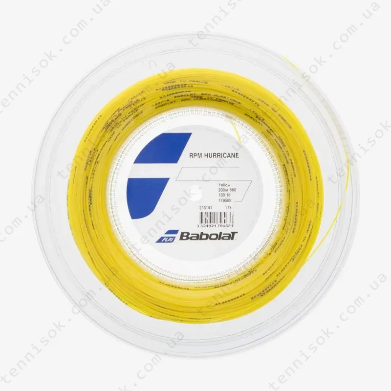 Тенісні струни Babolat RPM Hurricane 200m