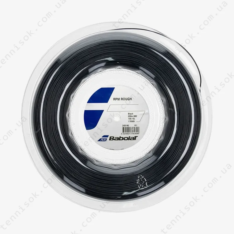 Тенісні струни Babolat RPM Rough Black 200m 243140/115