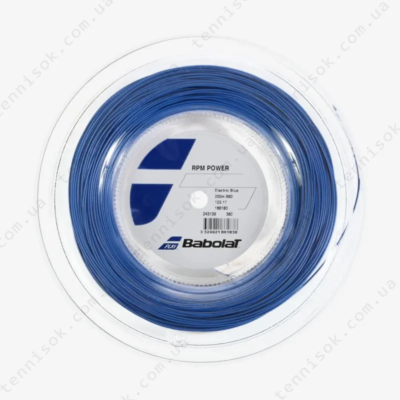 Теннисные струны Babolat RPM Power Blue 200m
