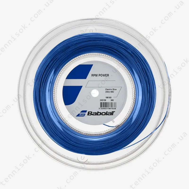 Теннисные струны Babolat RPM Power Blue 200m