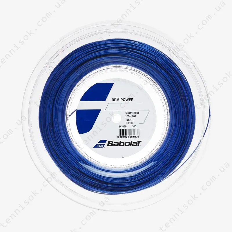Теннисные струны Babolat RPM Power Blue 200m