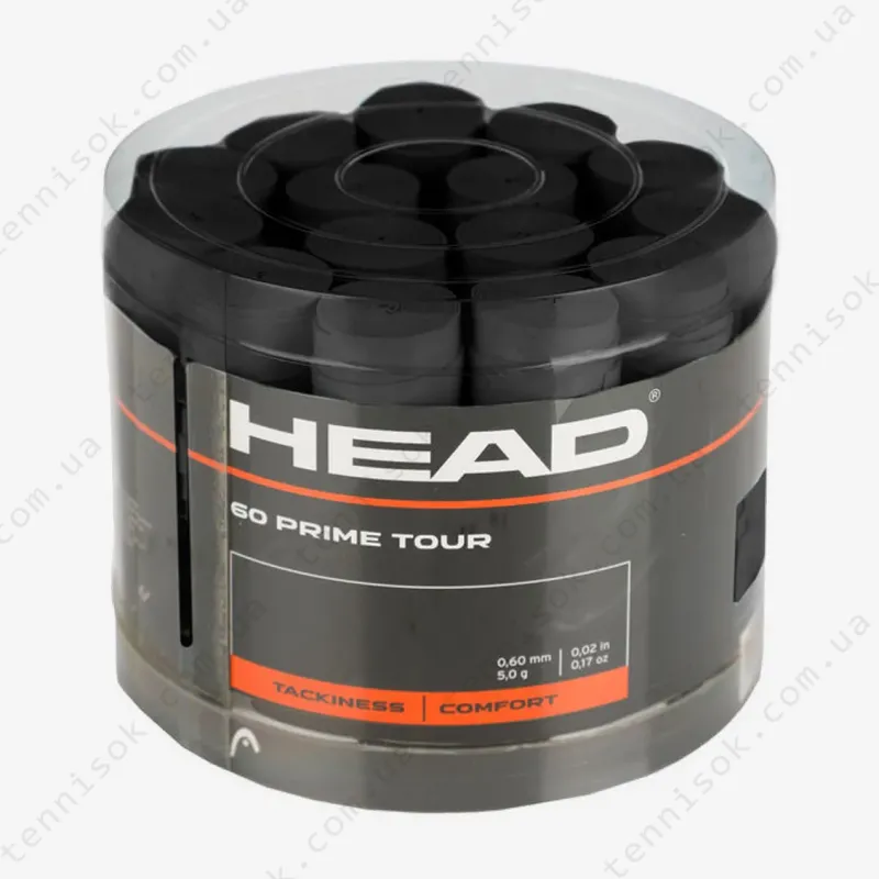 Намотки Head Prime Tour Overgrip 60 pcs Pack BK