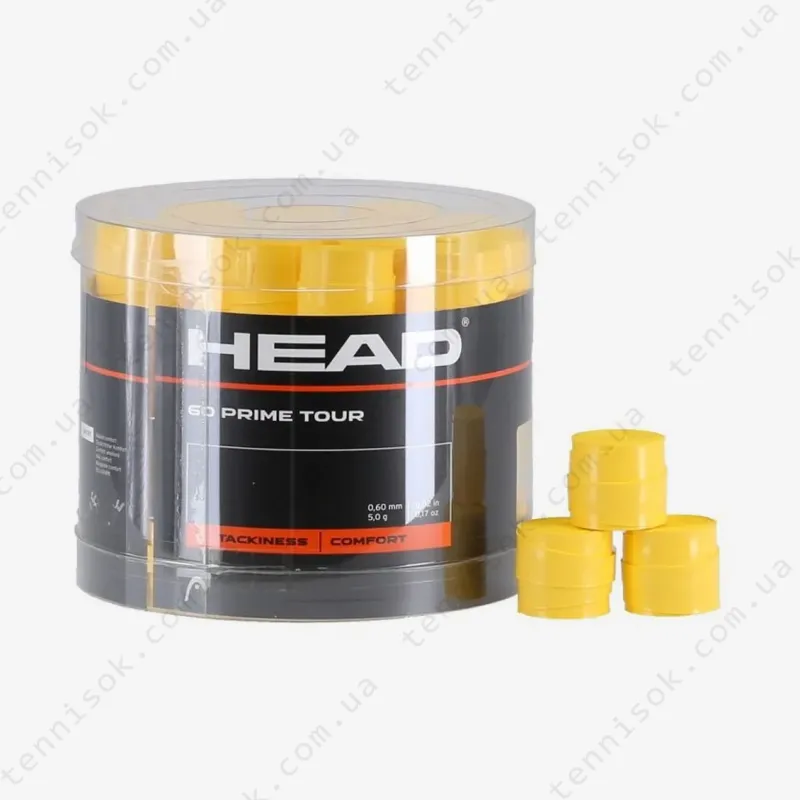 Намотки Head Prime Tour Overgrip 60 pcs Pack YW