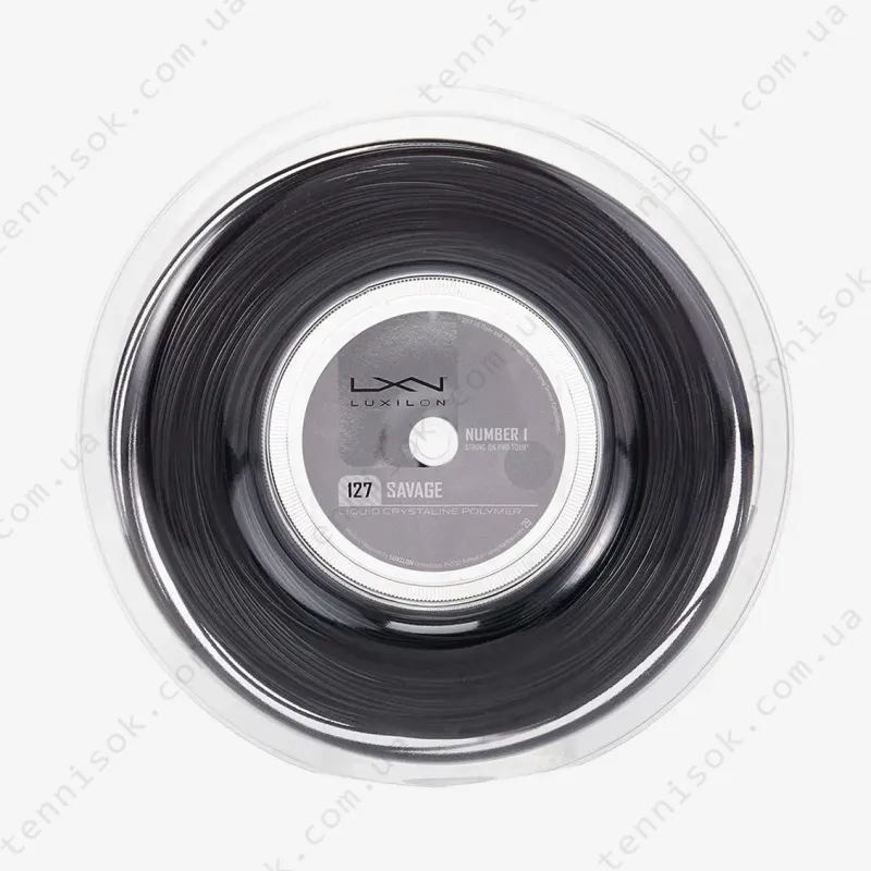 Теннисные струны Luxilon Savage Black 200m WRZ902100